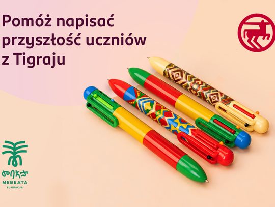 50 tys. długopisów na budowę szkoły w Tigraju