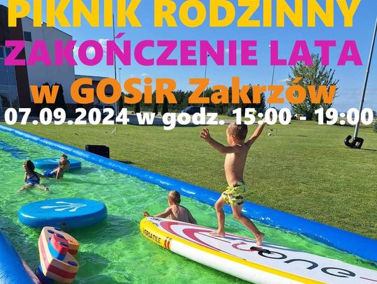 Tor wodny, jazda konna i zawody Hobby Horse. Gminny Ośrodek Sportu i Rekreacji w Zakrzowie zaprasza na Piknik Rodzinny