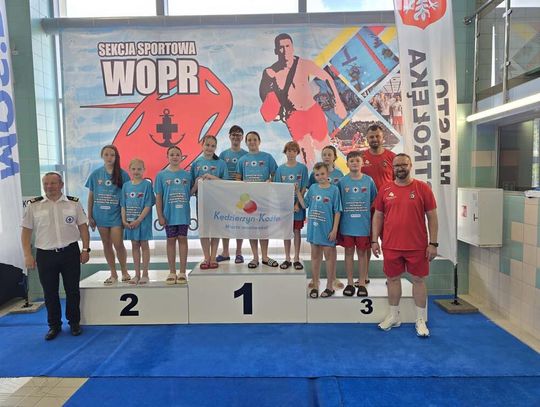 8 medali dla zawodników MUKS WOPR Kędzierzyn-Koźle na mistrzostwach Polski w ratownictwie wodnym