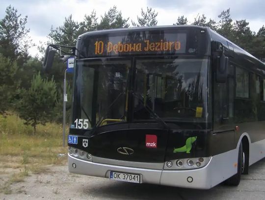 Autobusy MZK dowiozą na Dębową. Od soboty wchodzi w życie wakacyjny rozkład jazdy