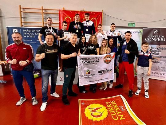 Bokserzy Chemika Kędzierzyn-Koźle wywalczyli z siedmioma medalami Mistrzostw Opolszczyzny