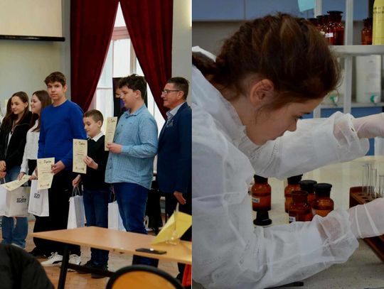 Ci uczniowie mają głowę do chemii. W Sławięcicach odbyła się XIII edycja wojewódzkiego konkursu "Chemiczna Głowa"