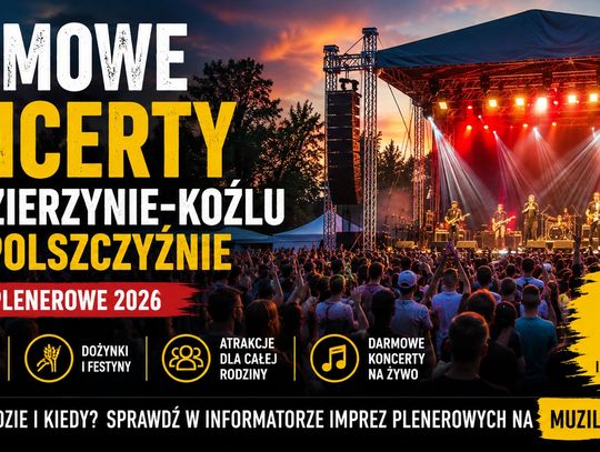 Darmowe koncerty w Kędzierzynie-Koźlu i na Opolszczyźnie. Gdzie szukać imprez plenerowych?