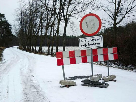 Do Cisowej teraz tylko przez Sławięcice. Dojazd od strony Lenartowic zamknięty