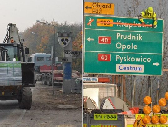 Droga do Zdzieszowic ponownie zamknięta. Duże utrudnienia dla kierowców. ZDJĘCIA