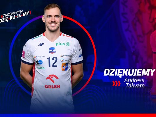 Drużyna żegna środkowego. Andreas Takvam opuszcza ZAKSĘ