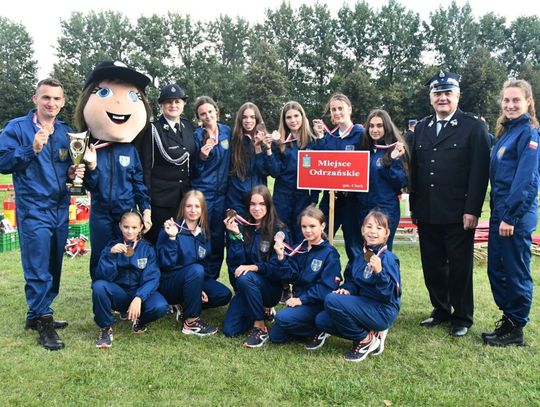 Dziewczyny z Miejsca Odrzańskiego brązowymi medalistkami strażackich Mistrzostw Polski