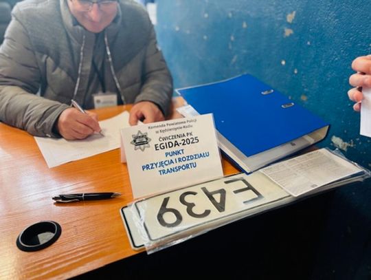 „EGIDA-25” w Kędzierzynie-Koźlu. Policja testowała system mobilizacyjny