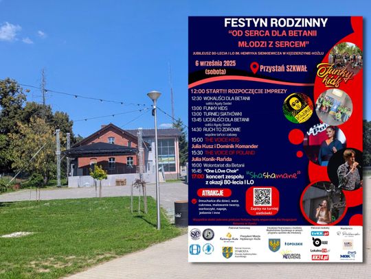 Festyn rodzinny „Od serca dla Betanii” już w sobotę na Przystani Szkwał. To będzie dzień pełen atrakcji!