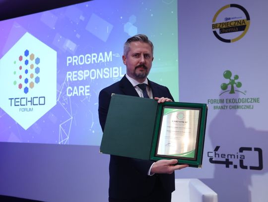 Grupa Azoty ZAK doceniona za dbałość o środowisko. Firma otrzymała certyfikat Responsible Care