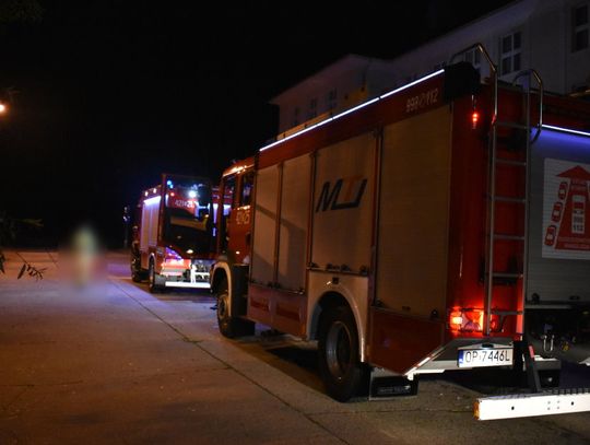 Interwencja strażaków w Azotach. W hotelu zadziałał system sygnalizacji pożarowej