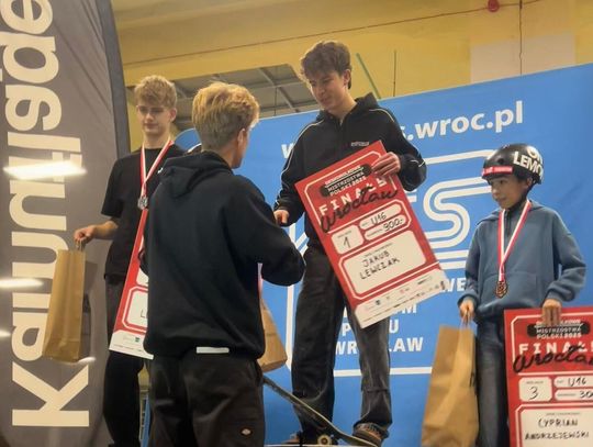 Jakub Lewczak wywalczył tytuł deskorolkowego mistrza Polski w kategorii U16