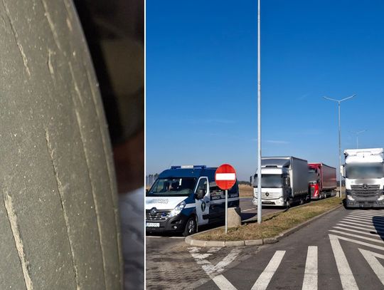 Jechał z Ukrainy do Czech na łysych oponach. Autokar zatrzymali inspektorzy z Kędzierzyna-Koźla