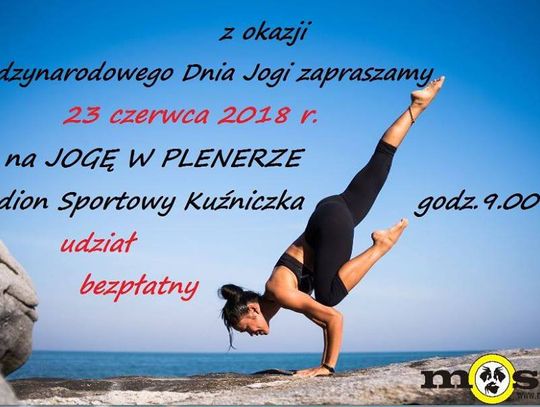 Joga w plenerze na stadionie Kuźniczka. W sobotę kolejne spotkanie