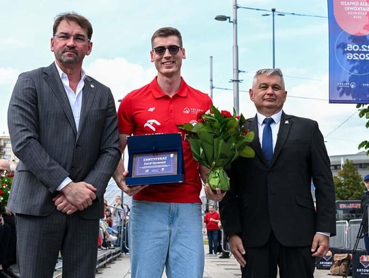 Kamil Semeniuk ma swoją tablicę w Alei Gwiazd Siatkówki. Zaszczyt dla zawodnika z Kędzierzyna-Koźla