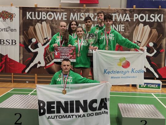 Kędzierzynianie mistrzami Polski w badmintonie. Rewelacyjny występ zawodników Beninca UKS Feniks