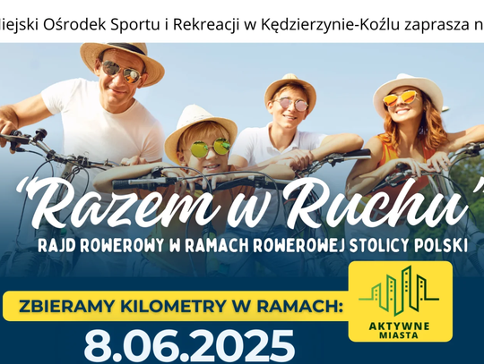 Kiermasz rowerowy, grill i konkursy. Lellek Koźle zaprasza 8 czerwca na Rajd Rowerowy
