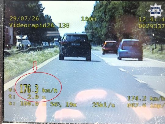 Kierowca z Kędzierzyna-Koźla pędził BMW 176 km/h. Dostał 2500 zł mandatu