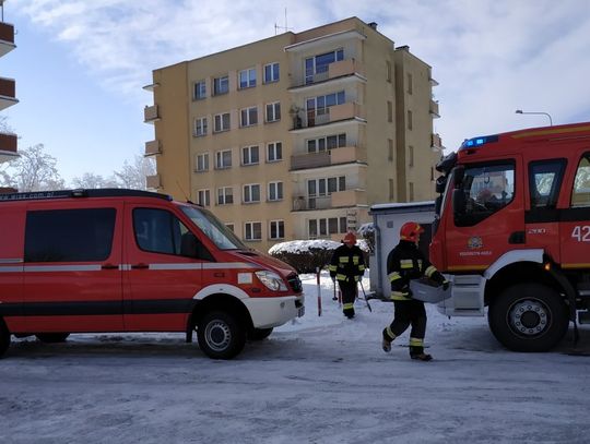 Kobieta zasłabła w mieszkaniu. Interwencja służb ratunkowych przy ulicy Zielonej