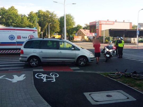 Kolejne potrącenie rowerzysty na przejeździe. Słony mandat dla kierowcy