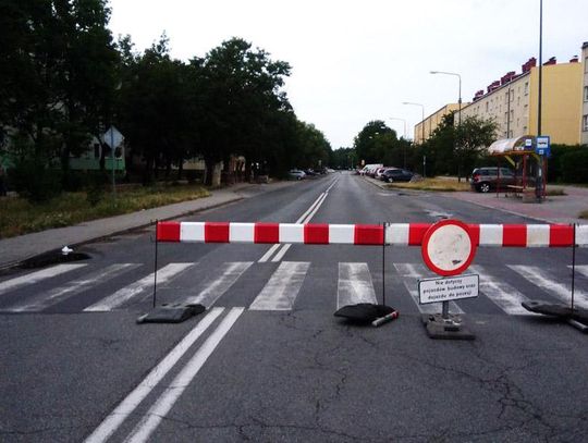 Kolejny fragment ulicy Wojska Polskiego zamknięty. Trwa przebudowa