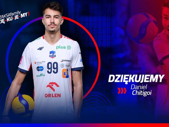 Kolejny zawodnik żegna się z drużyną. Daniel Chitigoi odchodzi z ZAKSY