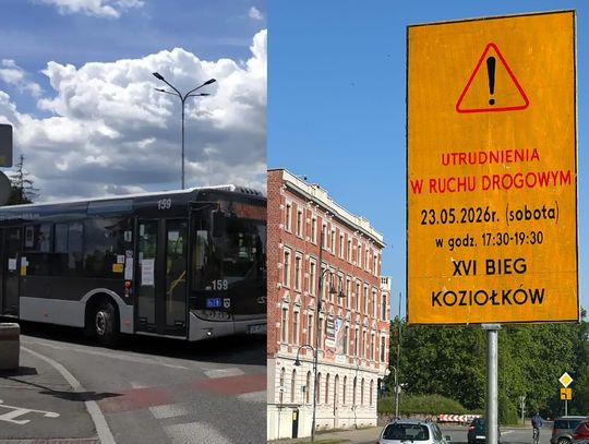 Komunikacja miejska podczas XVI Biegu Koziołków. MZK zmienia trasy czterech linii