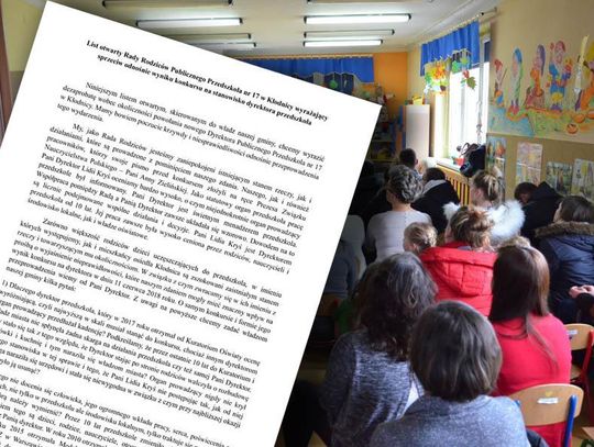 Kontrowersje wokół wyboru dyrektora przedszkola w Kłodnicy. List otwarty do władz miasta
