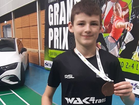 Kristoph Paczuła z brązowym medalem w Otwartym Grand Prix Polski w badmintonie