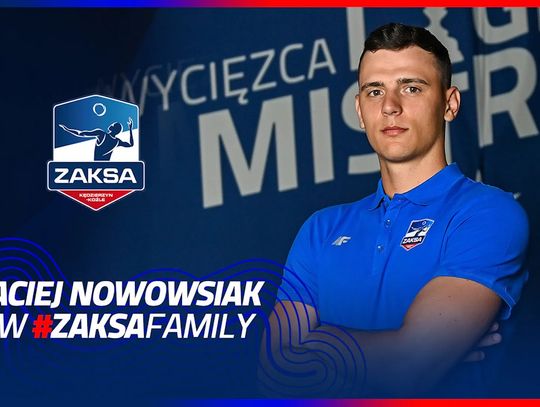Maciej Nowowsiak dołączył do ZAKSY. Przez ostatnie cztery sezony młody libero grał w Radomiu