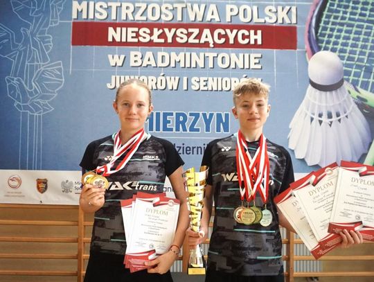 Michalina i Oskar błyszczeli na mistrzostwach Polski. Medale zdobywali wśród juniorów i seniorów