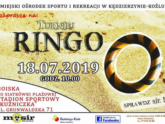 Miejski Ośrodek Sportu i Rekreacji zaprasza do udziału w wakacyjnym turnieju ringo