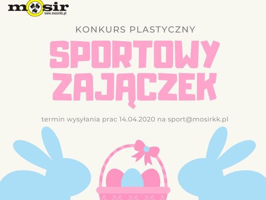 Miejski Ośrodek Sportu i Rekreacji zaprasza dzieci do udziału w konkursie plastycznym