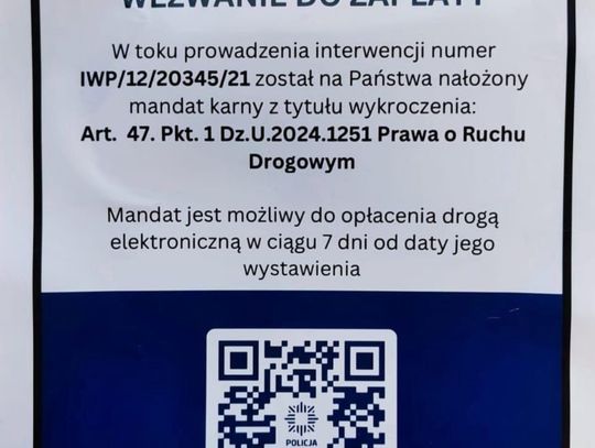 Mieszkańcy znajdują wezwania do zapłaty za wycieraczką. Oszuści podszywają się pod policjantów