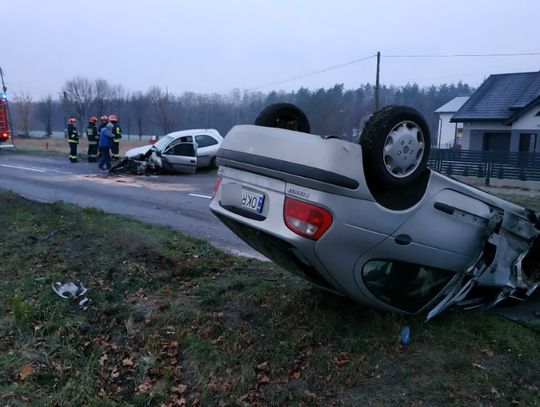 Młody kierowca stracił panowanie nad autem - to wstępna przyczyna wypadku na Gliwickiej