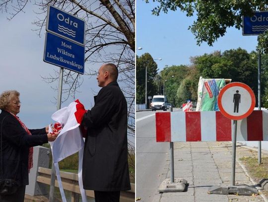 Most Ludwikowskiego chwilowo bezimienny. Ktoś ukradł tabliczkę z jego nazwą