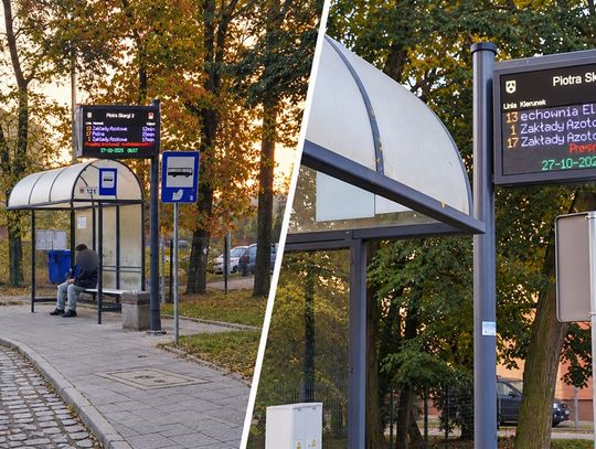 Na kolejnych przystankach łatwo sprawdzisz, kiedy przyjedzie autobus. MZK testuje nowe tablice