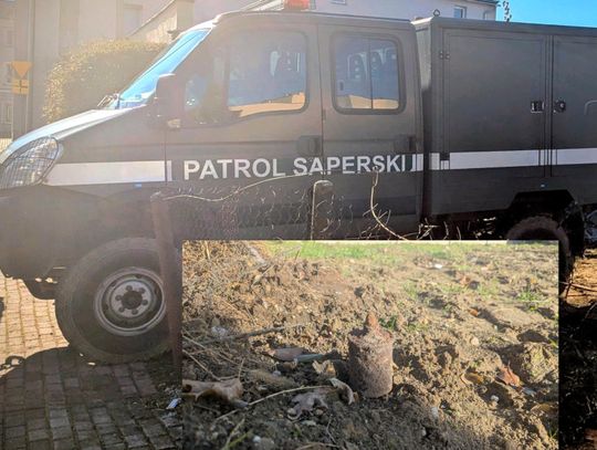 Na Kuźniczce znaleziono granat z czasów II wojny światowej. Zabrali go saperzy