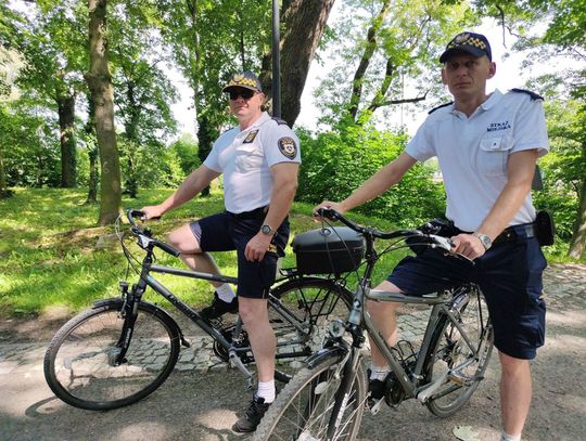 Na ulicach Kędzierzyna-Koźla znów spotkać można rowerowe patrole straży miejskiej