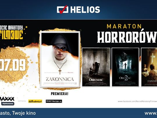 Nie zmrużysz oka aż do rana. Nocny Maraton Horrorów w kinie Helios