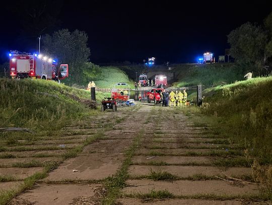 Nocna akcja służb nad Odrą w Dziergowicach. Zgłoszenie okazało się fałszywe