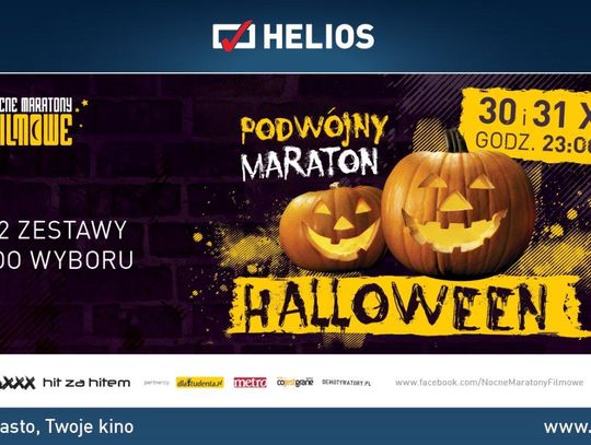 Nocny maraton filmowy Halloween w kinie Helios. Dwa zestawy filmów do wyboru