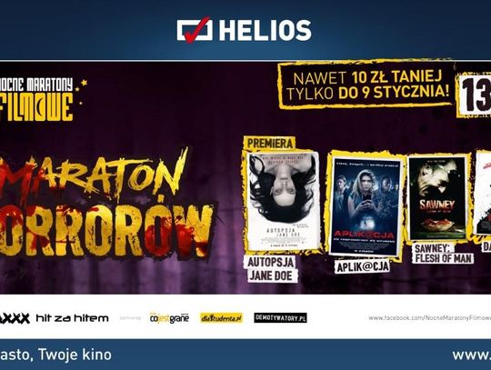 Nocny Maraton Horrorów w kinie Helios