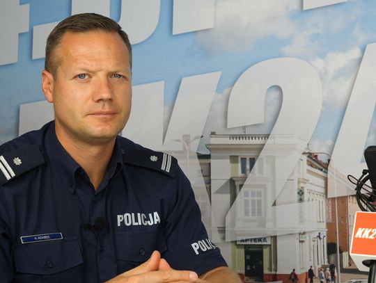 Nowy szef policji  w Kędzierzynie-Koźlu. Podinsp. Hubert Adamek gościem Studia KK24.pl