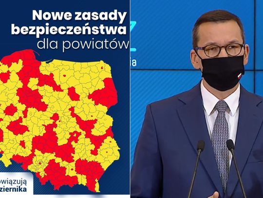 Od soboty nasz powiat będzie strefą czerwoną! Kolejne obostrzenia i zakazy