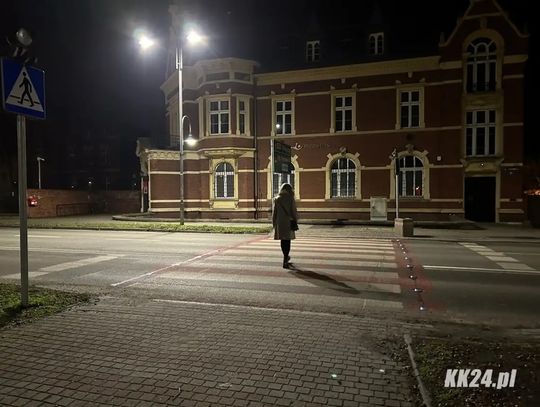 Inteligentne przejście dla pieszych przy ul. Ignacego Łukasiewicza w Koźlu nie działa prawidłowo