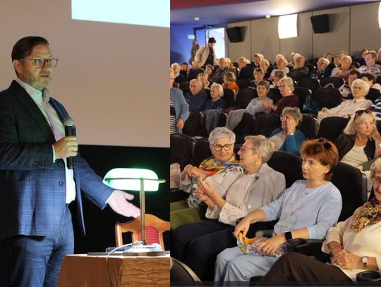 Pełna sala na spotkaniu z doktorem Rafałem Olejnikiem w "Chemiku". Tematem profilaktyka raka prostaty i pęcherza