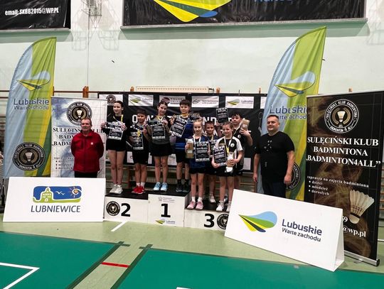 Pięć medali badmintonistów UKS Beninca Kędzierzyn-Koźle na Grand Prix w Lubniewicach
