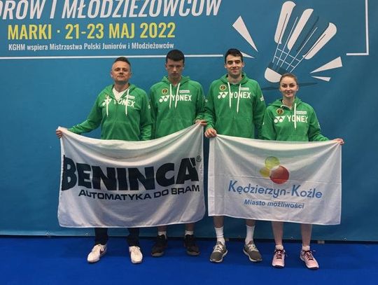 Pięć medali reprezentantów Beninca UKS Feniks Kędzierzyn-Koźle na mistrzostwach Polski w badmintonie
