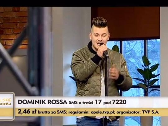 Piosenka Dominika Rossy znowu w telewizji! Młody artysta z Kędzierzyna-Koźla wystąpił w programie śniadaniowym